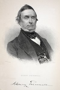 Henry Grinnell, illustrazione da The second Grinnell Expedition in Search of Sir John Franklin... da American School