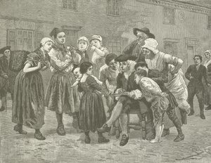 Hogarth disegna la strada di Queenborough da American School