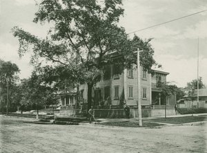 Casa di Abraham Lincoln nel 1861 da American School