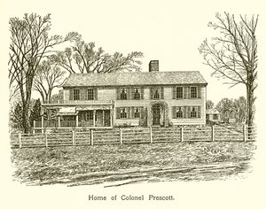 Casa del Colonnello Prescott, Bunker Hill da American School