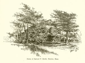 Casa di Samuel F. Smith, Newton, Mass da American School