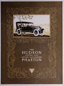 Hudson Super-Six Phaeton sette passeggeri, 1923 da American School