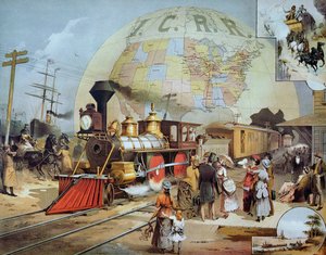 Illinois Central Railroad, c.1886 da American School
