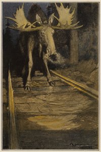 Illustrazione per Giorni di riposo e altre divagazioni (litografia a colori) da American School