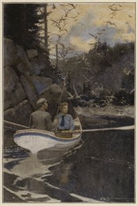 Illustrazione per Giorni di riposo e altre divagazioni (litografia a colori) da American School
