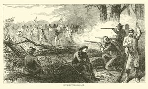 Barricata improvvisata, luglio 1863 da American School