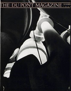 Impianto industriale, copertina della rivista DuPont, estate 1932 da American School
