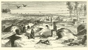 Vista interna del Penitenziario di Millen, novembre 1864 da American School