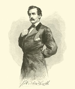 J Wilkes Booth, aprile 1865 da American School