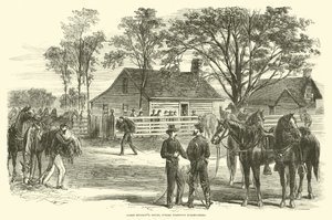 Casa di James Bennett, dove Johnston si arrese, aprile 1865