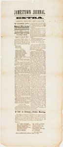 Giornale extra di Jamestown, 9 maggio 1862 da American School