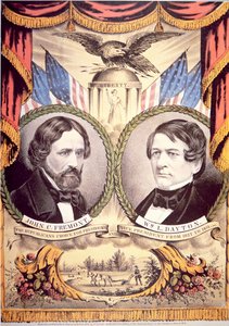 Poster del Partito Repubblicano di John Charles Fremont