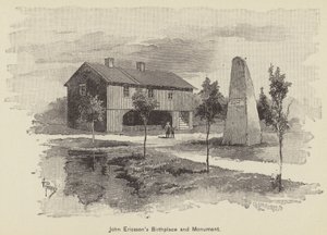 Luogo di nascita e monumento di John Ericsson da American School