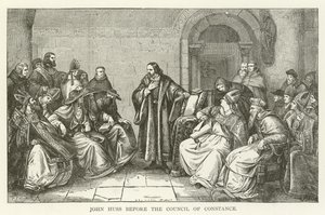 Jan Hus davanti al Concilio di Costanza da American School