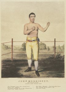 John Morrissey, da una stampa contemporanea da American School