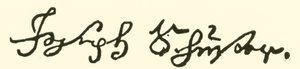 Joseph Schuster, 1748-1812, firma da American School