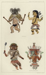 Kawikoli, Ciwikoli, Tacab (Naactadji) (litografia a colori) da American School