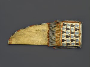 Fodero per coltello, Sioux orientali, da Fort Snelling, Minnesota