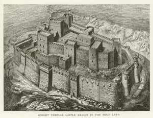 Castello dei Cavalieri Templari a Kragin in Terra Santa