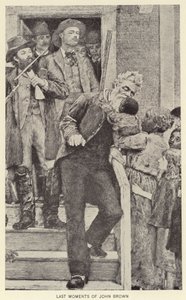 Gli ultimi momenti di John Brown (litografia) da American School