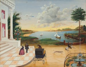 Lasciando la casa padronale, c.1850-55