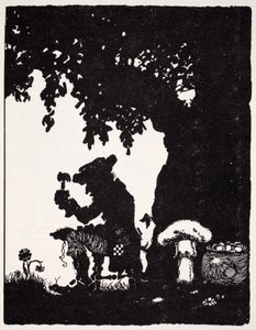Leprechaun, da La guida mondiale a gnomi, fate, elfi e altri piccoli esseri di Thomas Keightley, pubblicato nel 1880