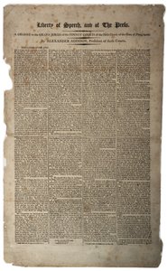 Libertà di parola e di stampa, gennaio 1799 da American School
