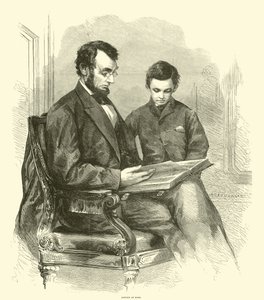Lincoln a casa, aprile 1865 da American School