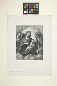 Madonna e Bambino in gloria da American School