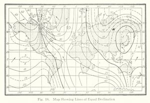 Mappa che Mostra le Linee di Declino Uguale da American School