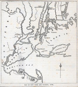 Mappa di New York e dintorni da American School