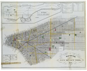 Mappa della città di New York