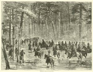 Marcia attraverso le paludi, gennaio 1865 da American School