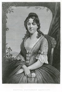 Martha Jefferson Randolph (incisione) da American School
