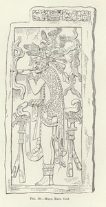Dio della pioggia Maya