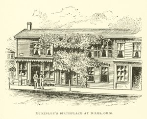 Luogo di nascita di McKinley a Niles, Ohio