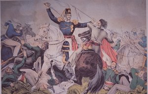 Guerra messicano-americana (1846-48), combattimento del colonnello Harney a Madelin vicino a Veracruz da American School