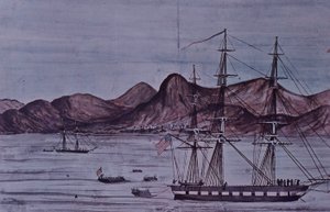 Guerra messicano-americana (1846-48), forze di sbarco della marina statunitense a Loreto da American School