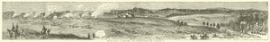 Mine Run, centro della posizione confederata, novembre 1863 da American School