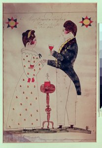 Miss Francis Taylor e fidanzato, 1831