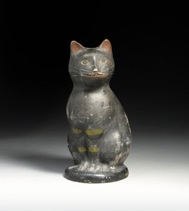 Gatto modellato e decorato