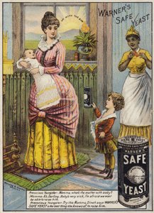 Madre che culla il bambino da American School
