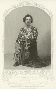 Mr G V Brooke come Otello, Otello, Atto III, Scena 3 da American School