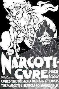 Narcotui-Cure, disegnato da William H. Bradley, 1895