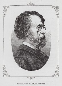 Nathaniel Parker Willis (incisione) da American School
