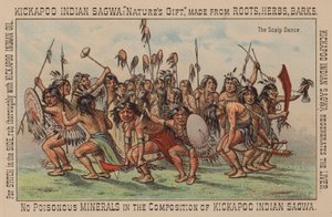 Danza dello scalpo dei nativi americani