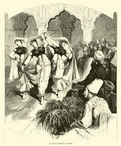 Danza delle ragazze Nautch da American School