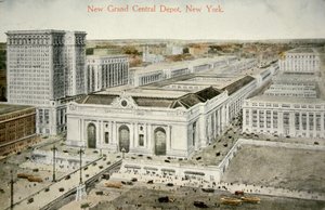 Nuovo Grand Central Depot, New York, c.1905 da American School