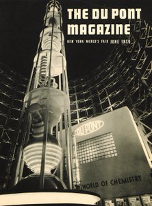Fiera Mondiale di New York, copertina della rivista DuPont, giugno 1939 da American School
