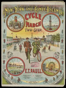 Marcia ciclistica di New York e Coney Island da American School